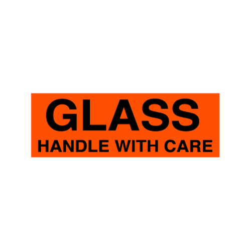 Glass Handle With Care - Labels