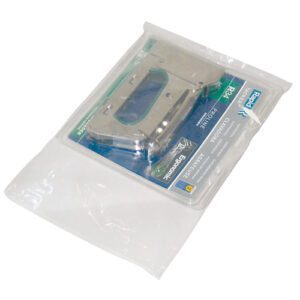 15 x 18 2 Mil Permanent Adhesive Poly Bags with Vent Hole and Suffocation  Warning Case / 500