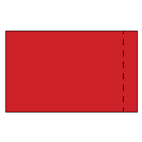 CLEARANCE/ Enveloppe pour bordereau d'expédition - Chargement final rouge -  4″ X 7.5″ 